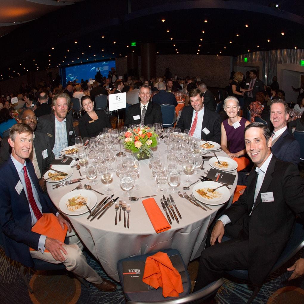 Integral Group's Stanton Stafford (far right), at Visionary Dinner