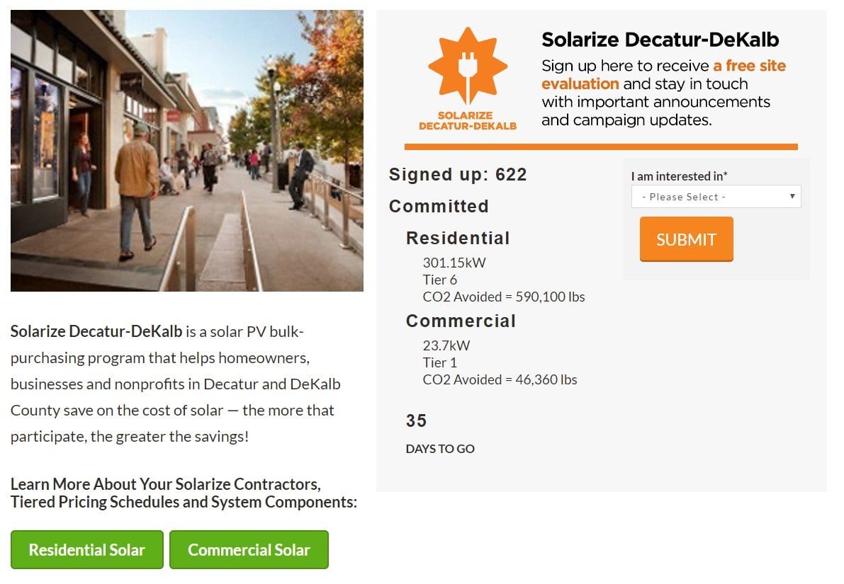 Solarize Decatur-DeKalb