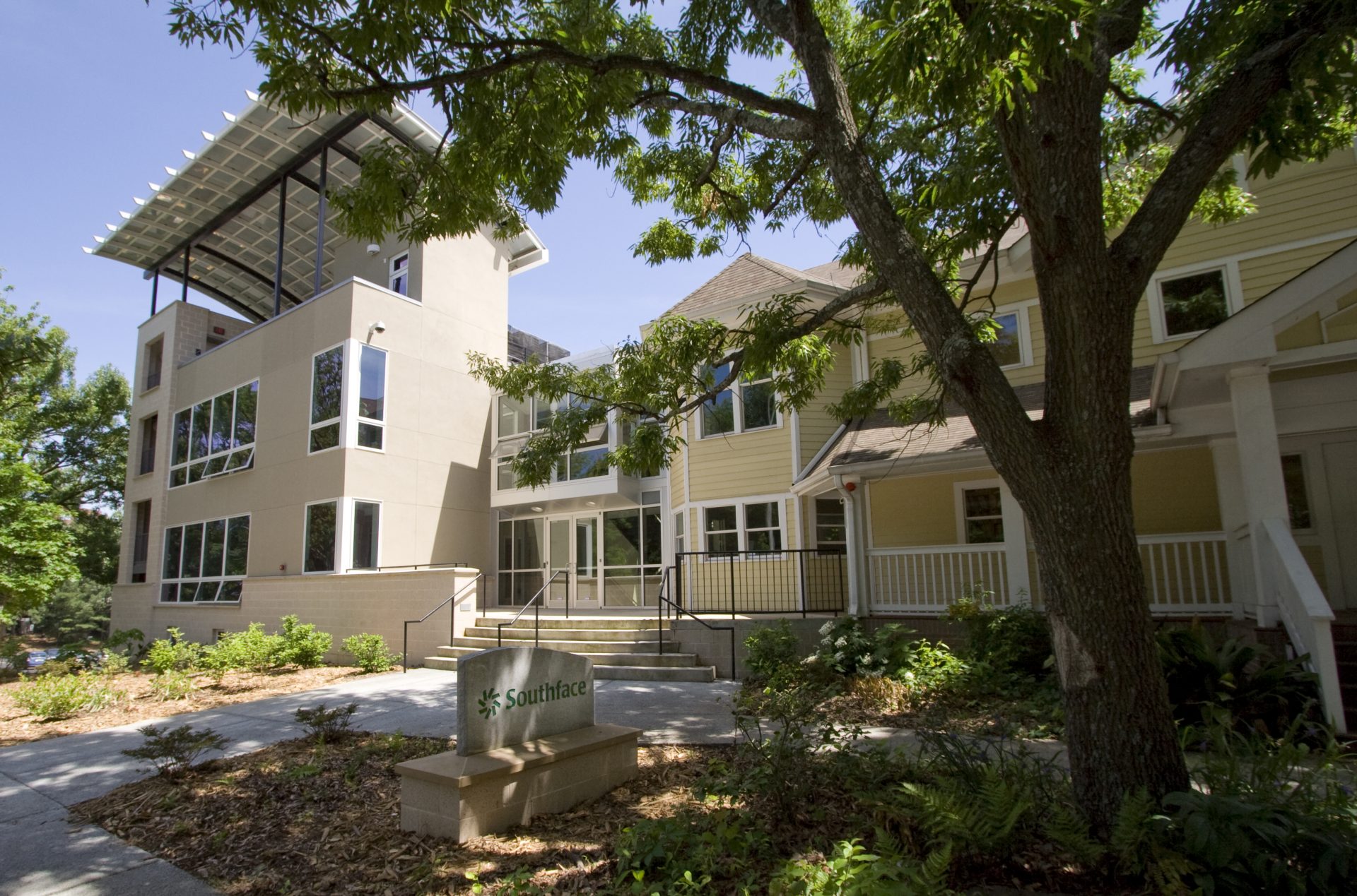 Southface Institute’s Eco Office is LEED Platinum-certified and serves as an educational<br>example of how to implement off-the-shelf materials and technologies to the<br> hundreds who tour the building each year.