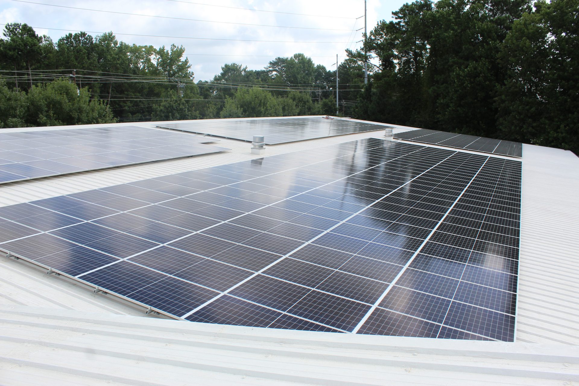 The SAE School 30kW rooftop solar array