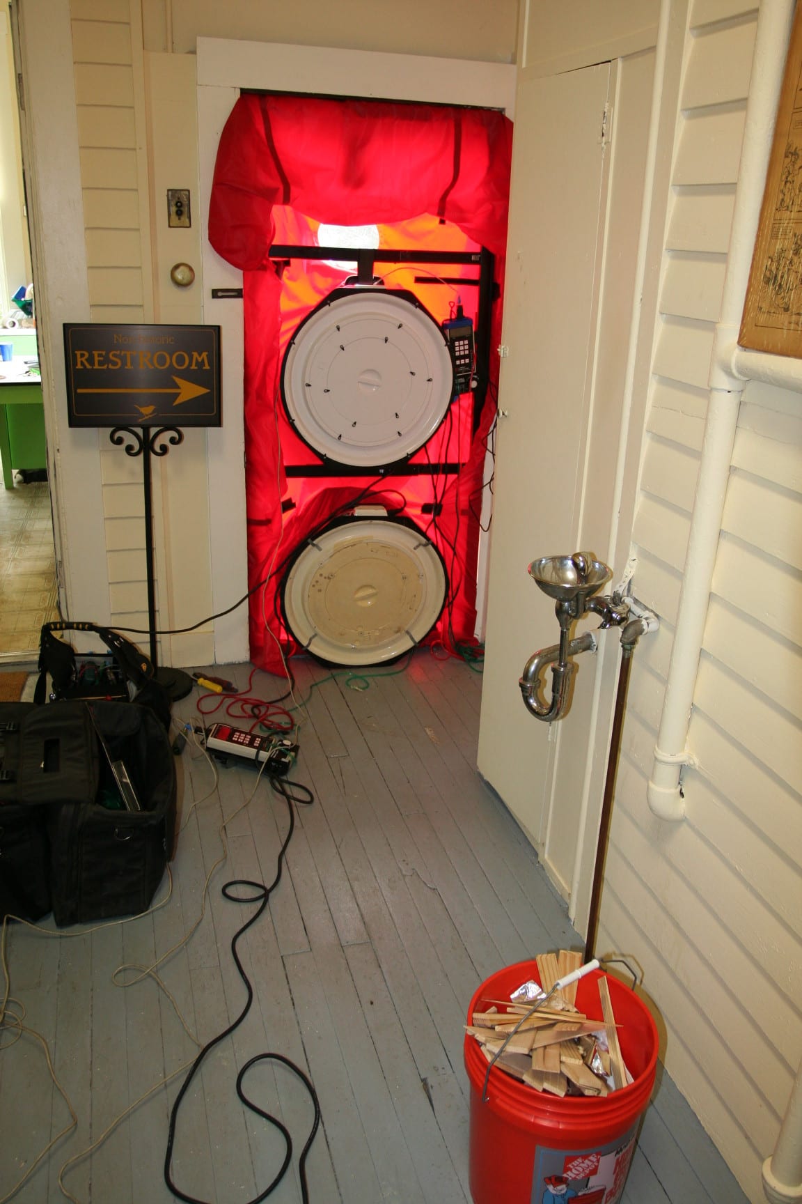 The Wren's Nest House Museum and Educational resource center received a blower door air leakage assessment as part of a full energy assessment.